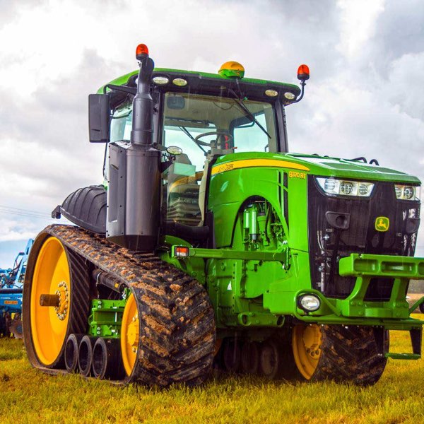 John Deere tractor used in agriculture.